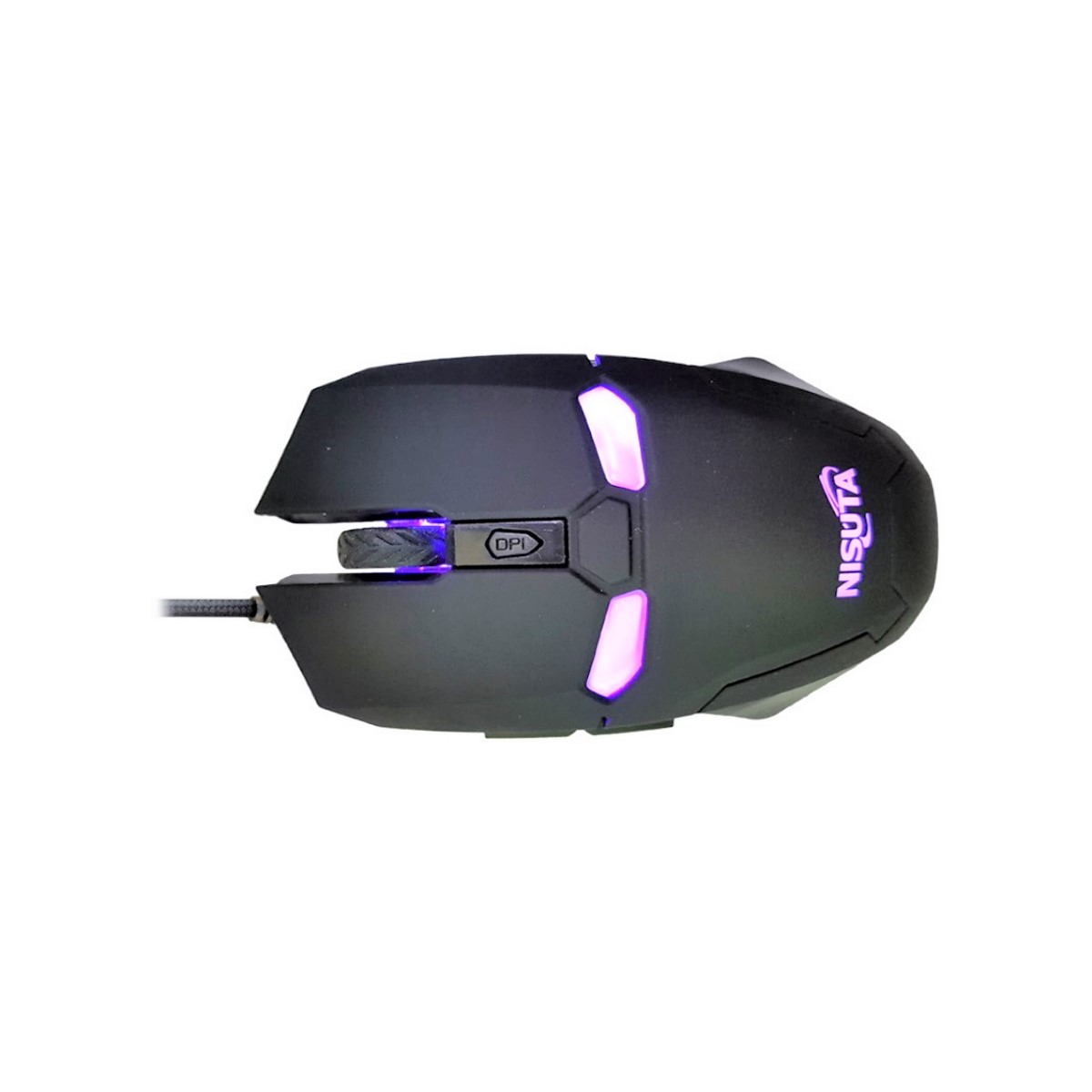 Mouse Gamer USB Ns Mog73 2400 DPI Nisuta Lang Tecnologia