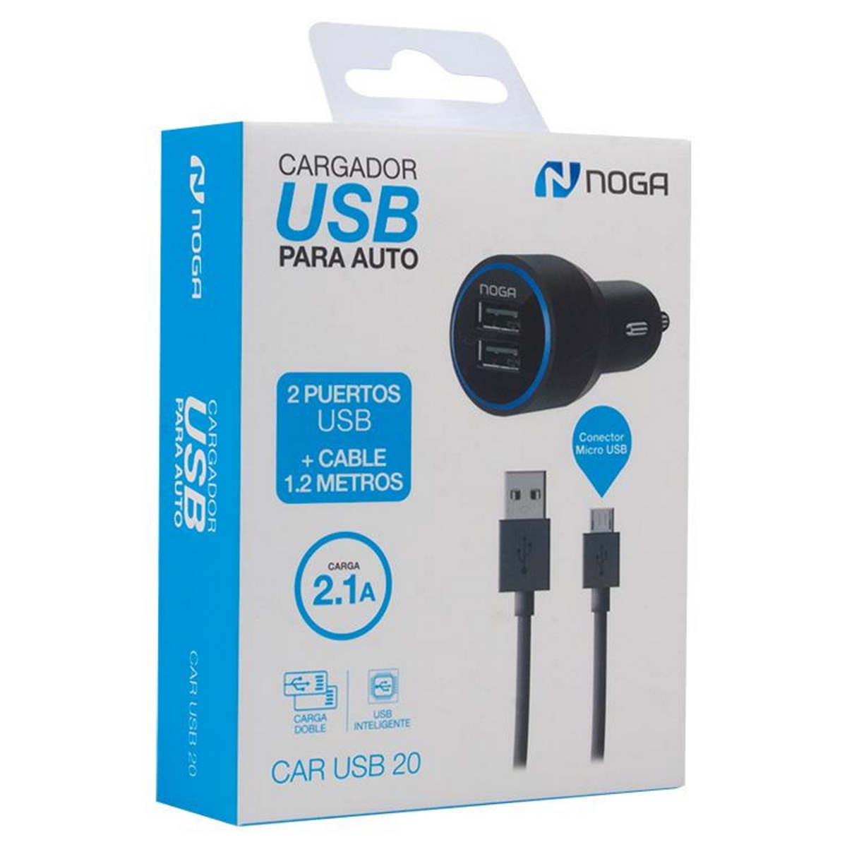 Cargador Rápido USB 2.1A + Cable Micro USB Philips®