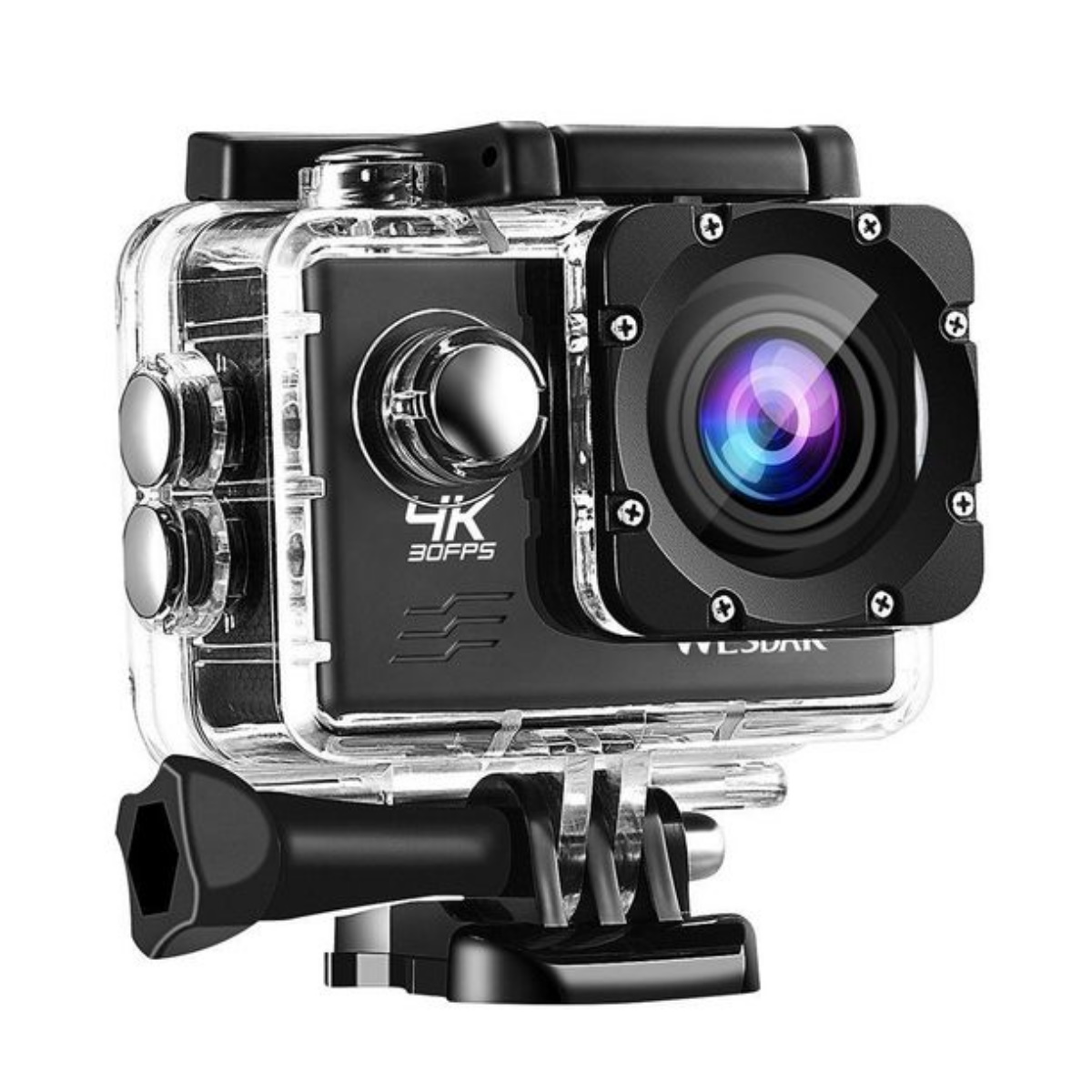 Camara Deportiva AT-30R 4K WiFi C/control Wesdar