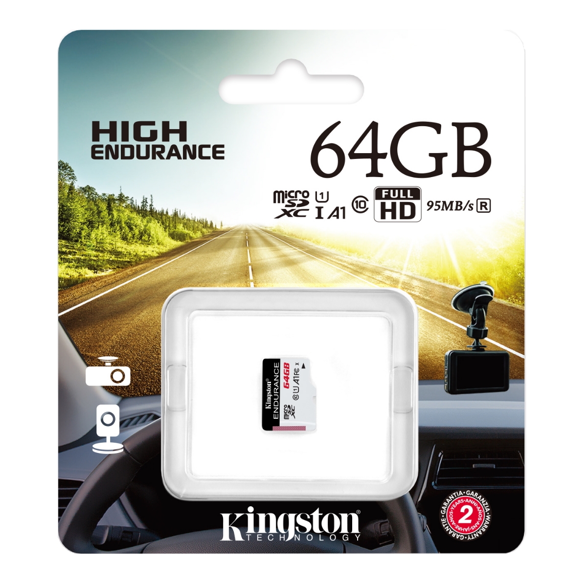 Tarjeta Micro SD 64GB Kingston Clase 10