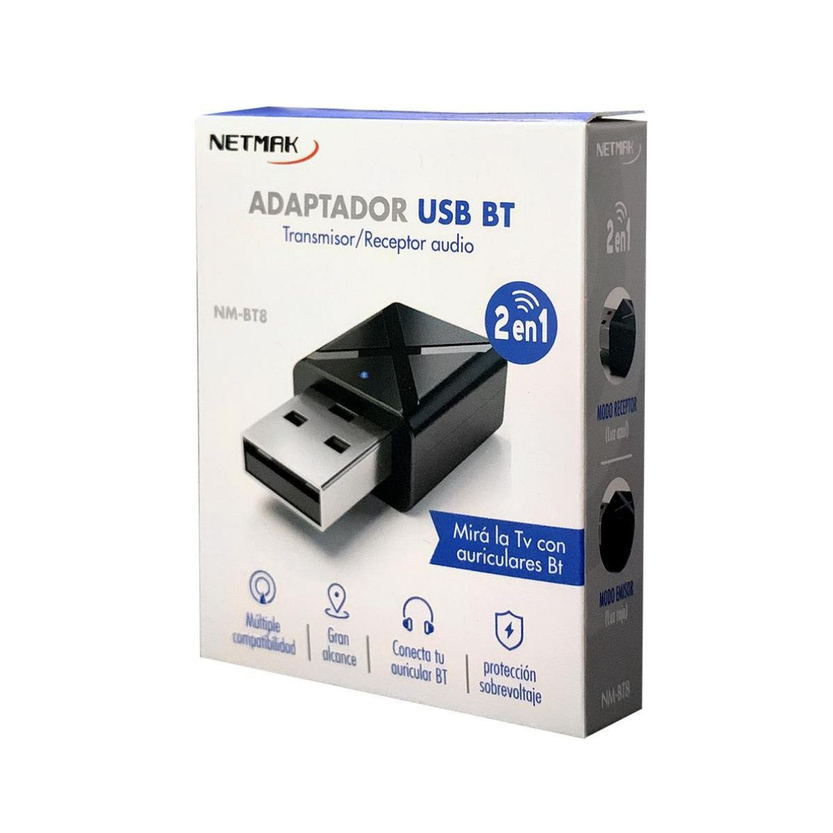 Adaptador Bluetooth USB 5.0 - NETMAK - NM-BT9