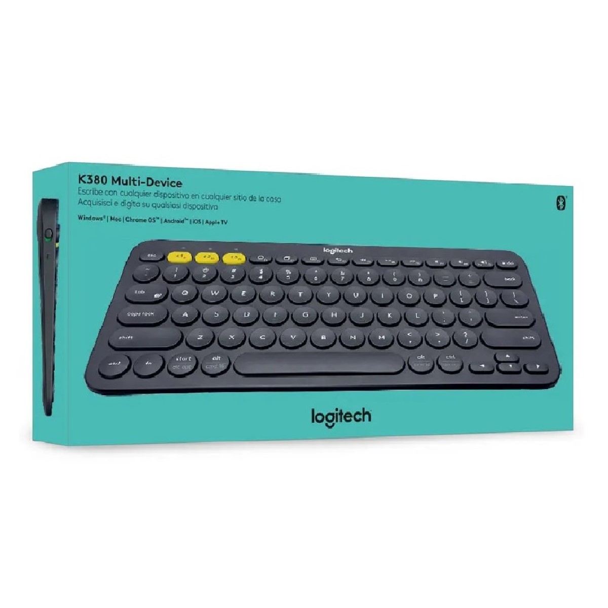Teclado Bluetooth K380 Negro Logitech