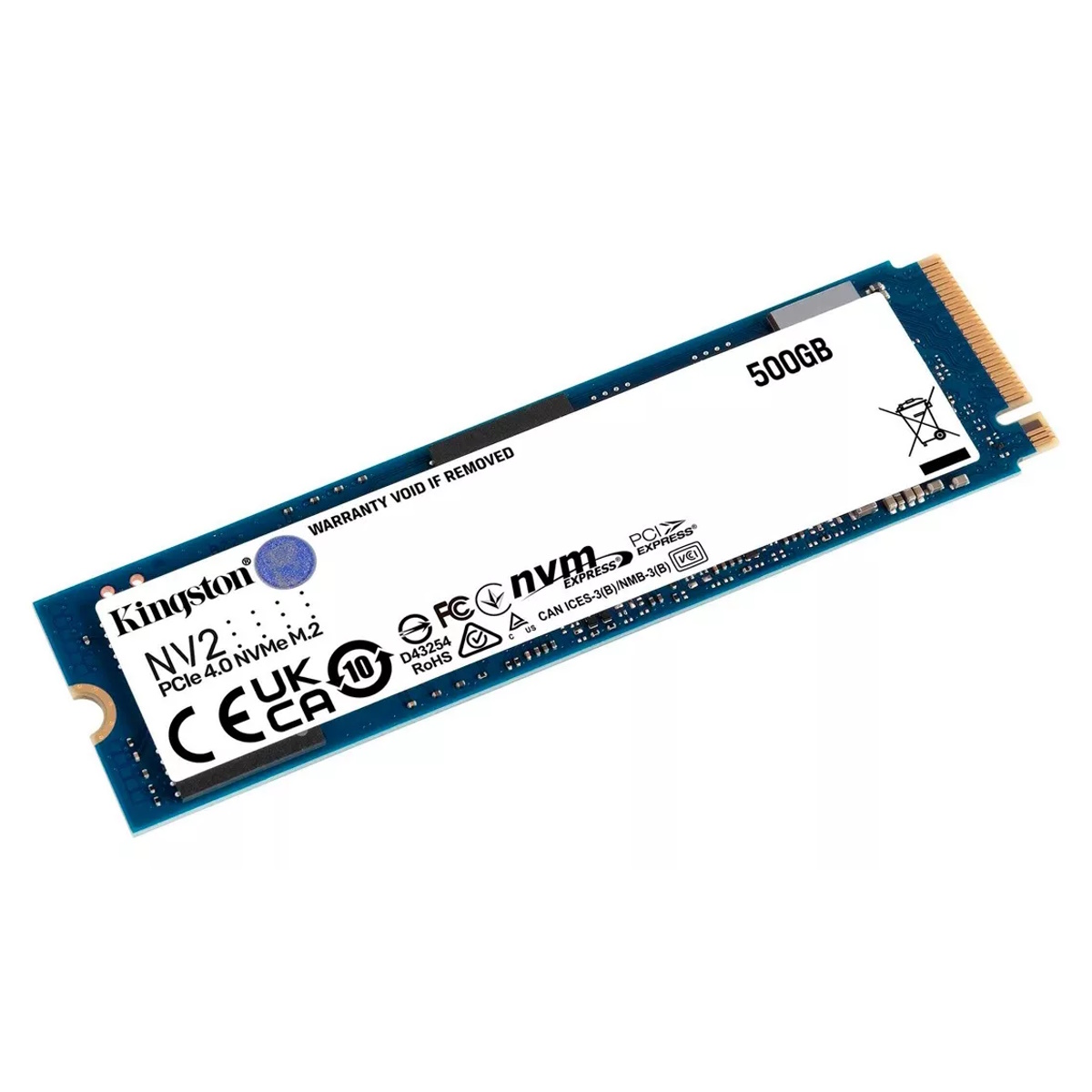 Disco Solido SSD M.2 NVMe 500GB NV2 Kingston