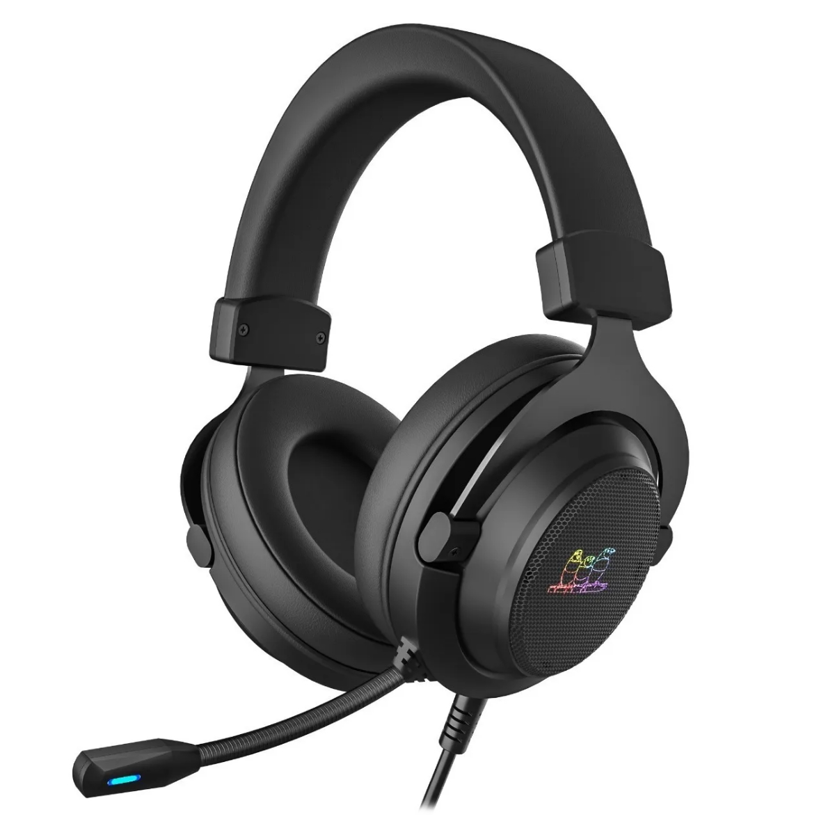 Auriculares Gamer Cable Vincha VA350B USB RGB Negro Viewsonic