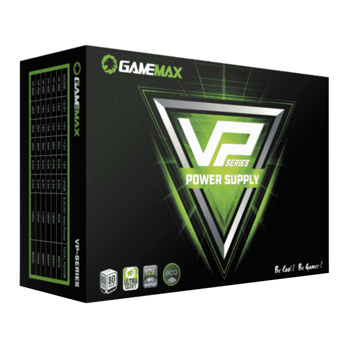 Fuente 600W VP-600 80 Plus Bronze Gamemax