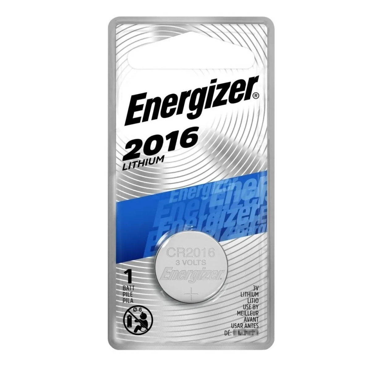 Pilas cr-2016 3V Energizer (unidad)