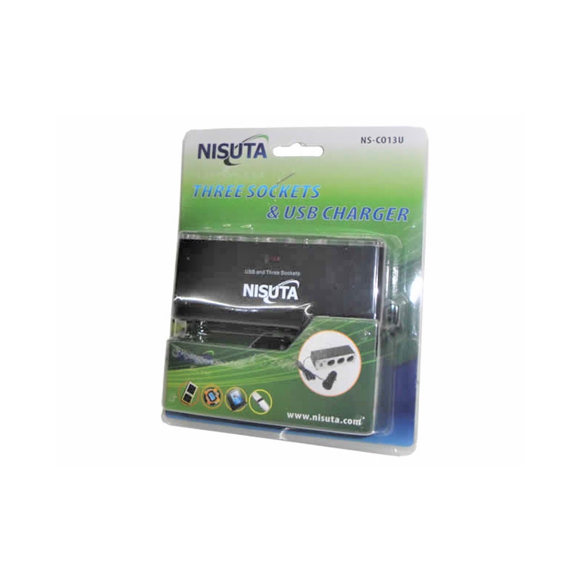 Multiplicador Entradas 12v Auto Ns-co13u Nisuta