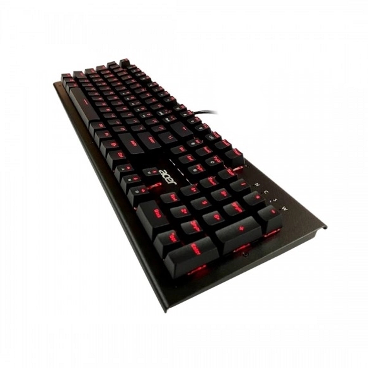 Teclado Mecanico Gamer Single Red Color OKB940 Switch Blue Acer