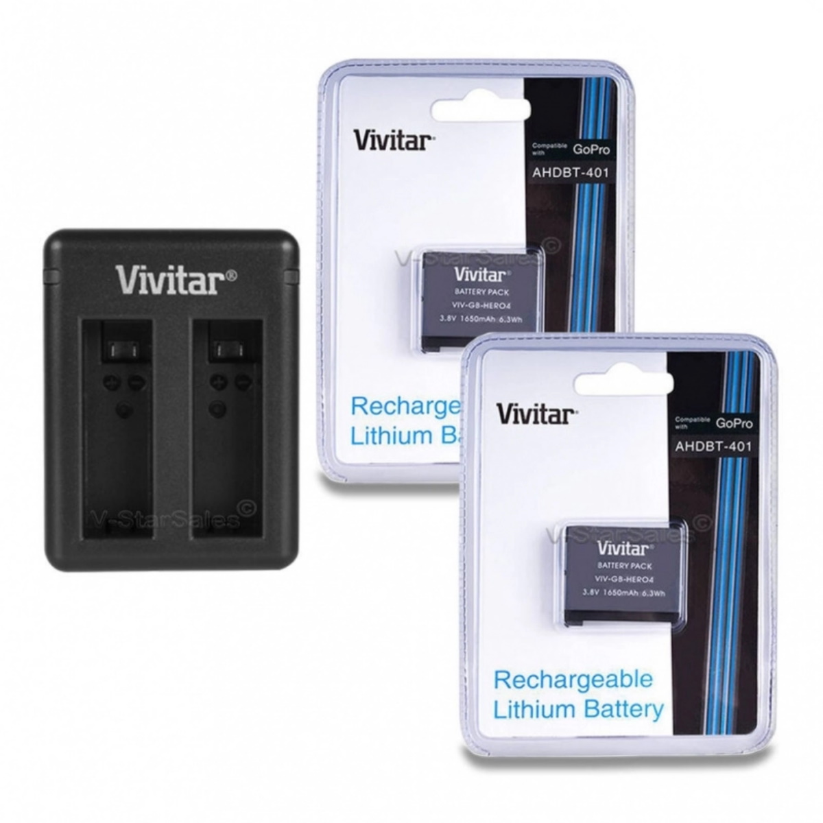 Bateria Hivitar Ahdbt-401 Para Comp Con Hero 4