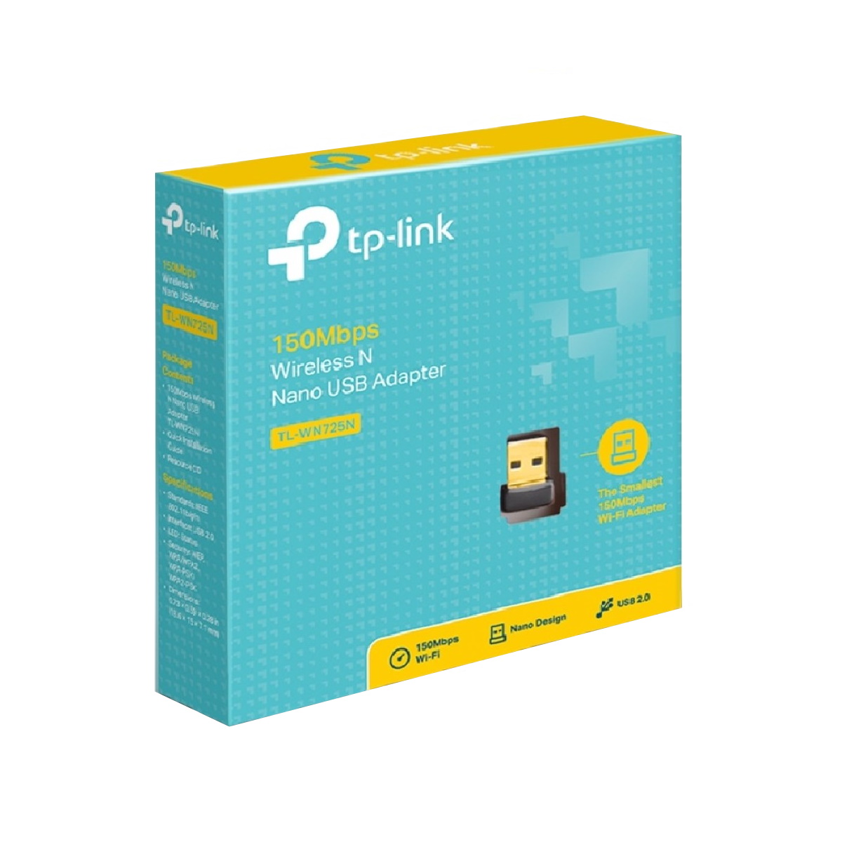 Placa Adaptador Wifi Usb Nano Tl-wn725n Tp-link