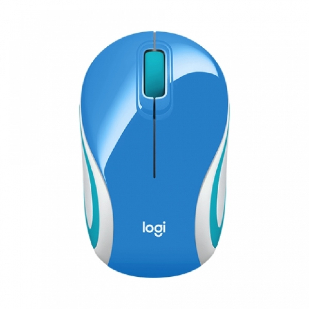 Mouse Inalambrico M187 Azul Logitech