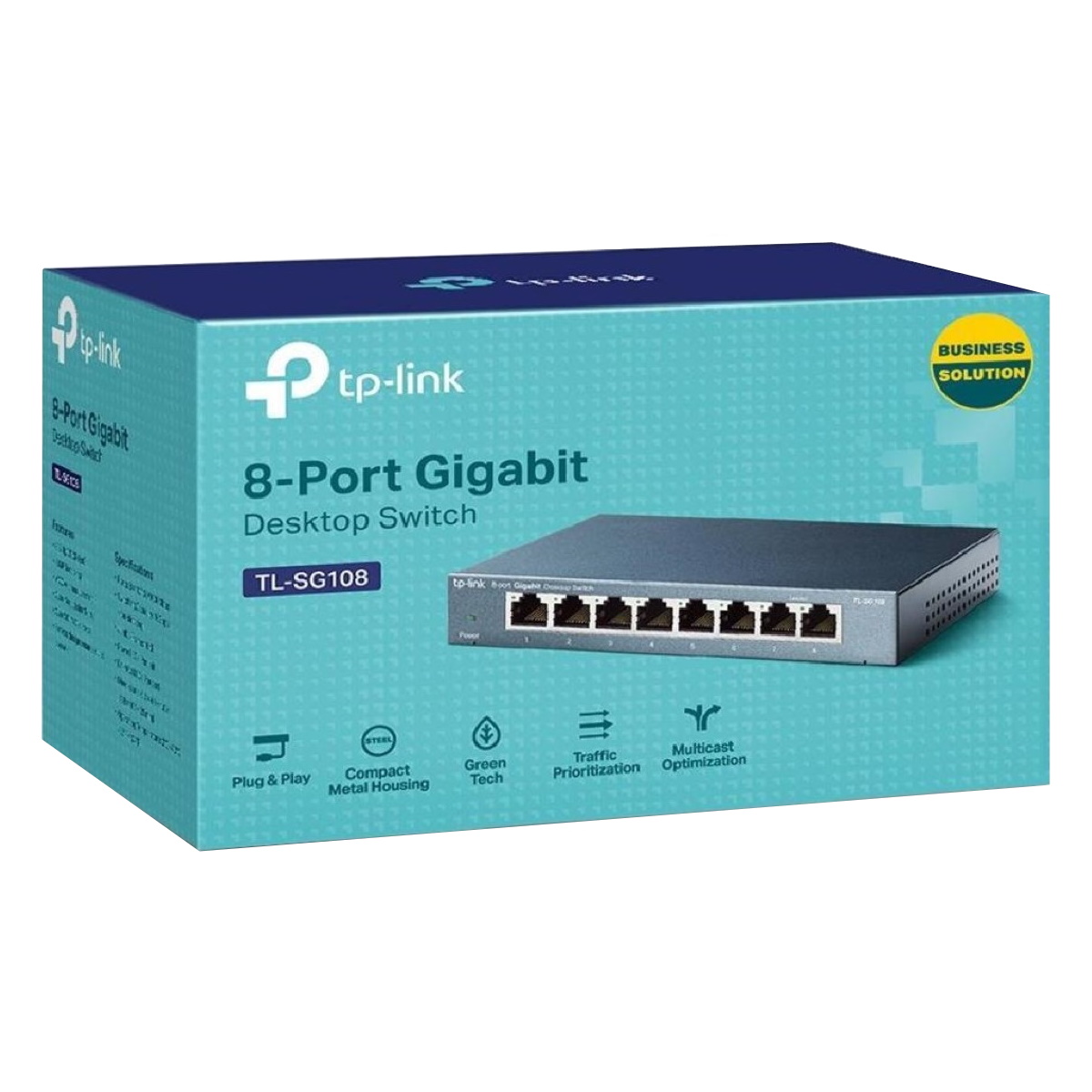 Switch 8p Puertos Tl-sg108 Gigabit Metal Tp-link