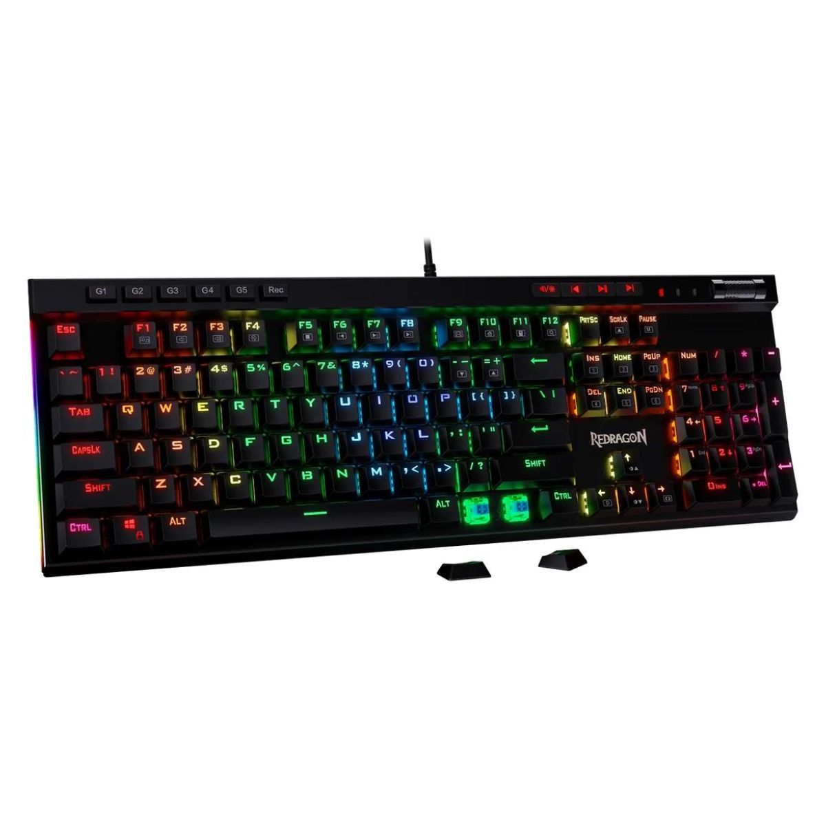 Teclado Mecanico Gamer RGB Vata Pro Switch Marron Redragon