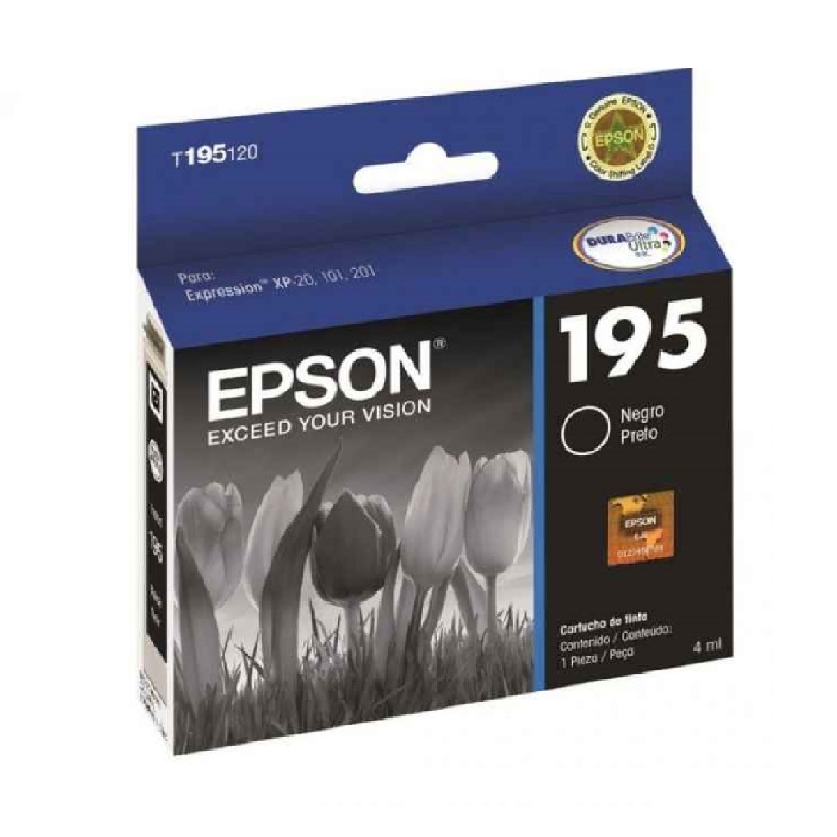 Cartucho Epson T195 Negro Original