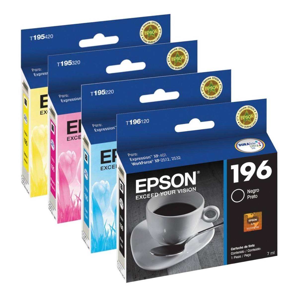 Cartucho Epson T196120 Negro Original