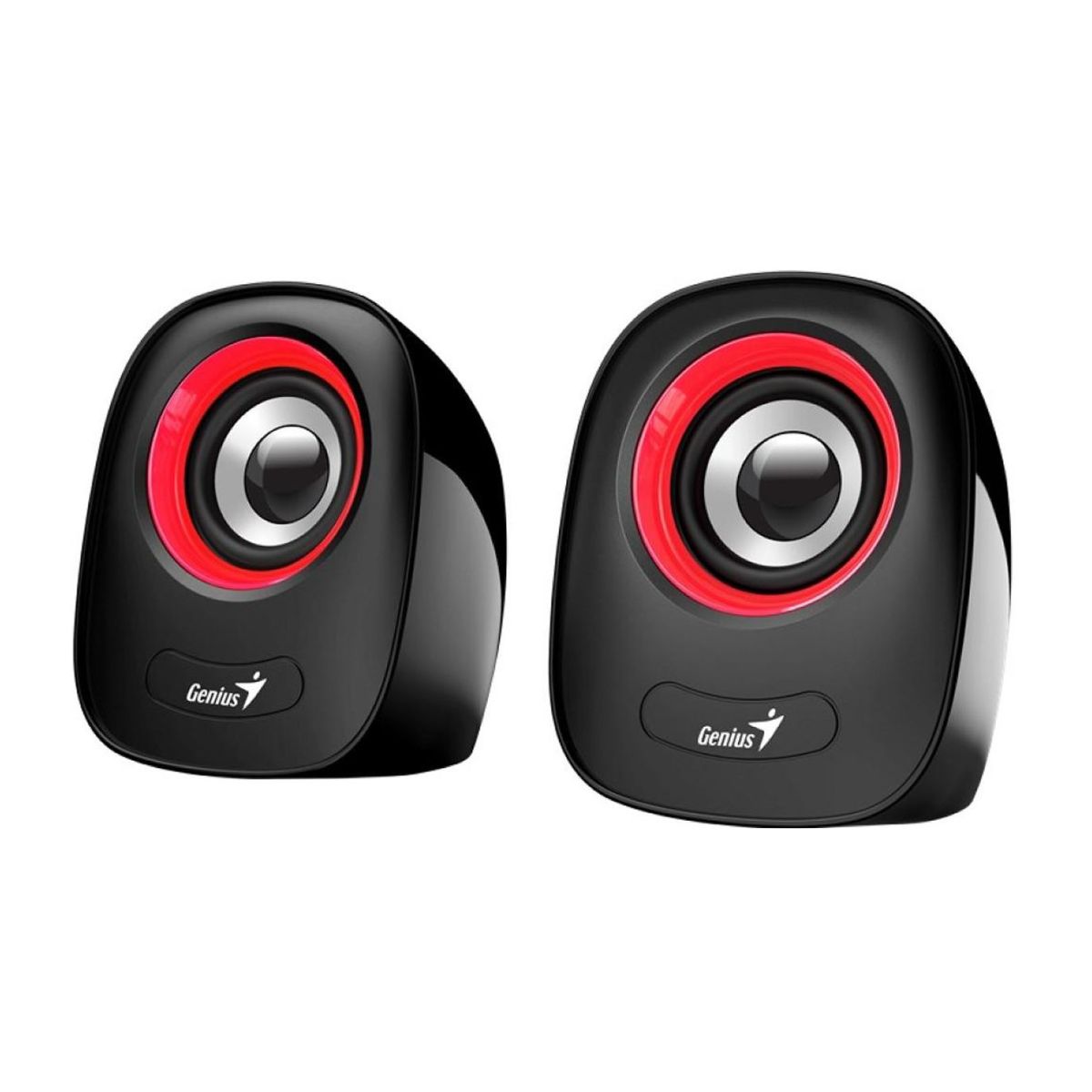 Parlantes Pc Usb Sp-Q160 Rojo Genius