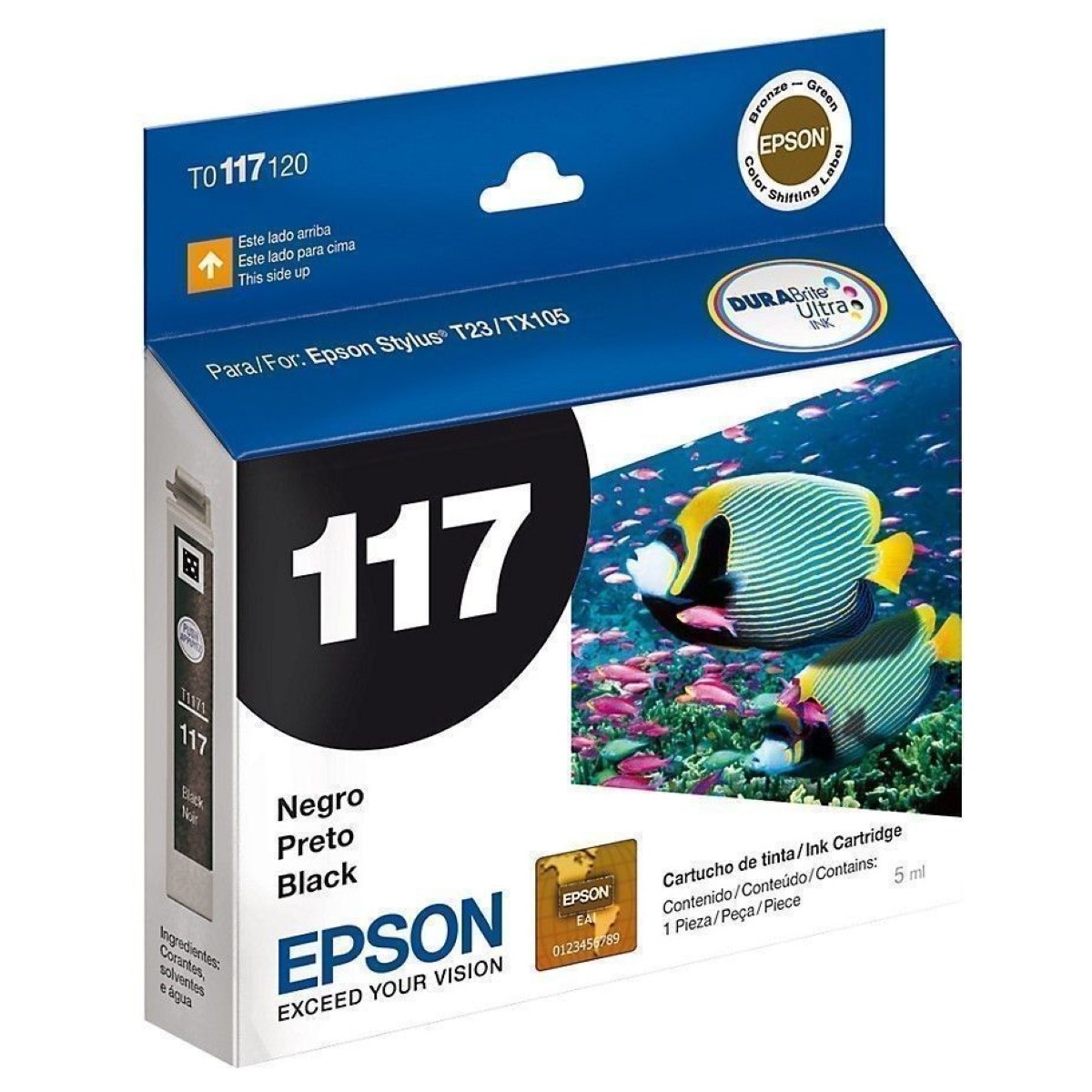 Cartucho Epson 117 1171 Negro Original