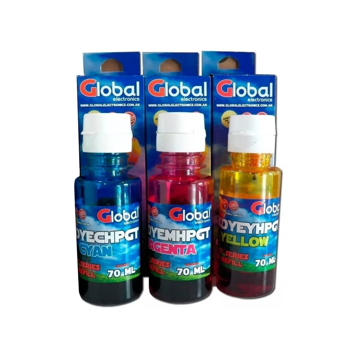 Tinta HP Linea GT Amarillo 70ML Global