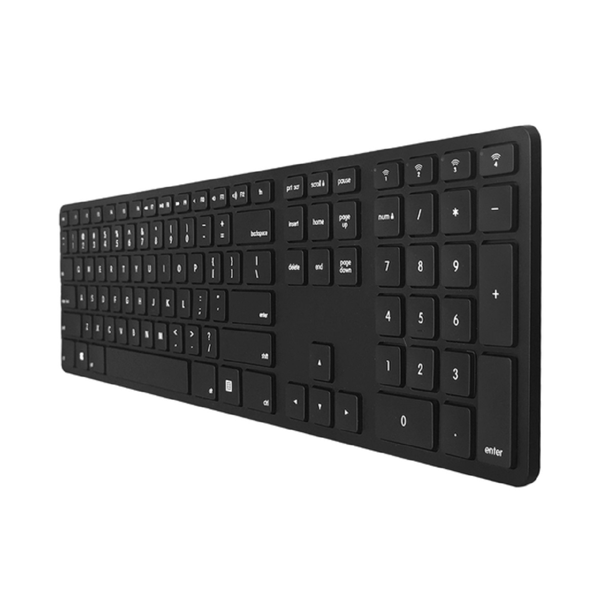 Teclado Inalambrico para PC Retroiluminado Black Matias