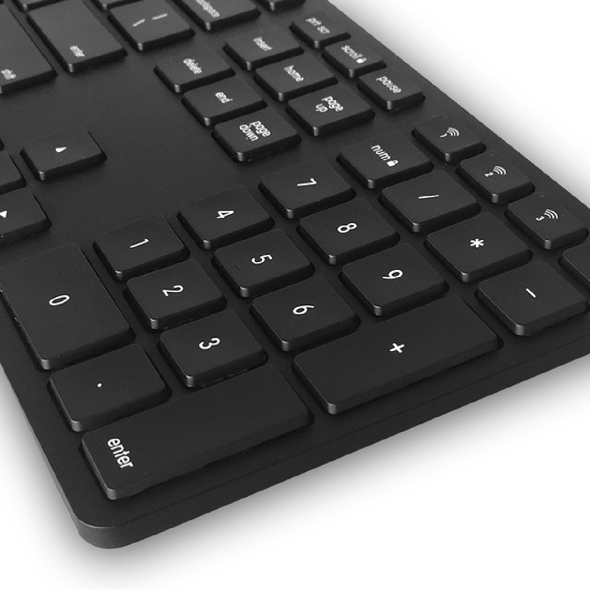 Teclado Inalambrico para PC Retroiluminado Black Matias