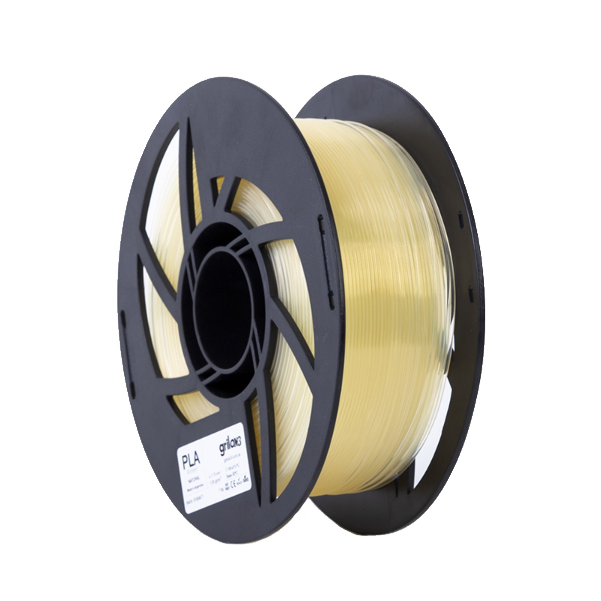 Filamento Pla Natural 1.75mm 1Kg Grilon3