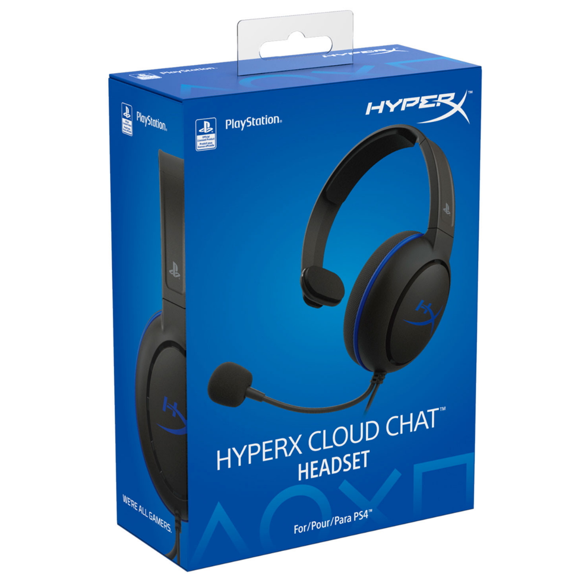 Auriculares Gamer Cable Vincha Cloud Chat PlayStation Monoaural Negro Hyperx