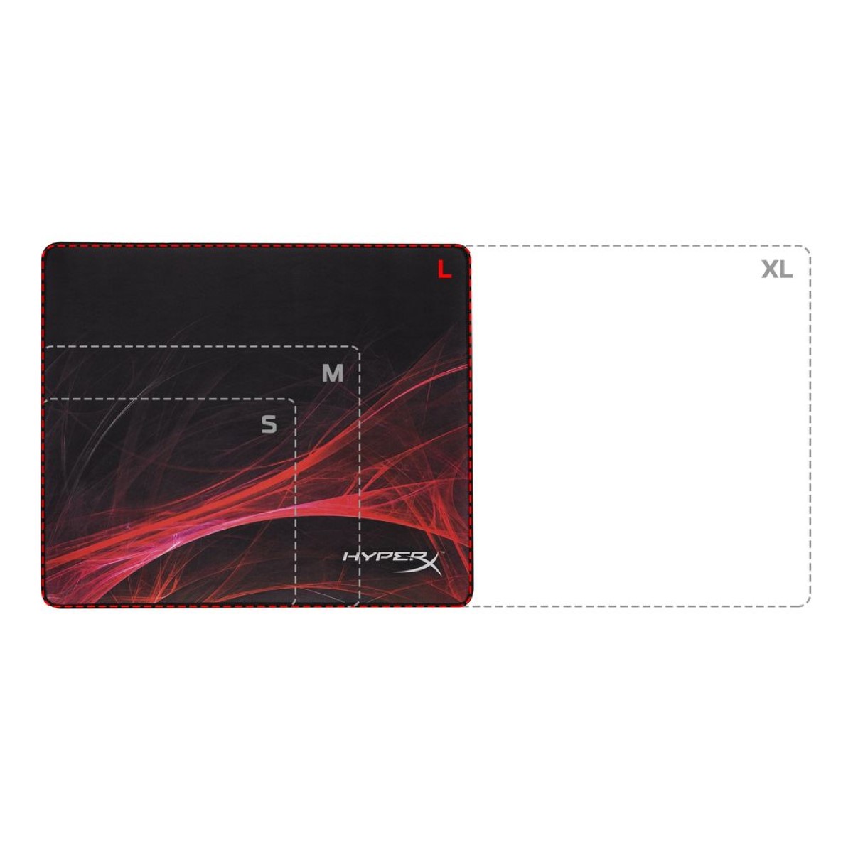 Mousepad Fury S Gamer Speed Large 450mm X 400mm Hyperx