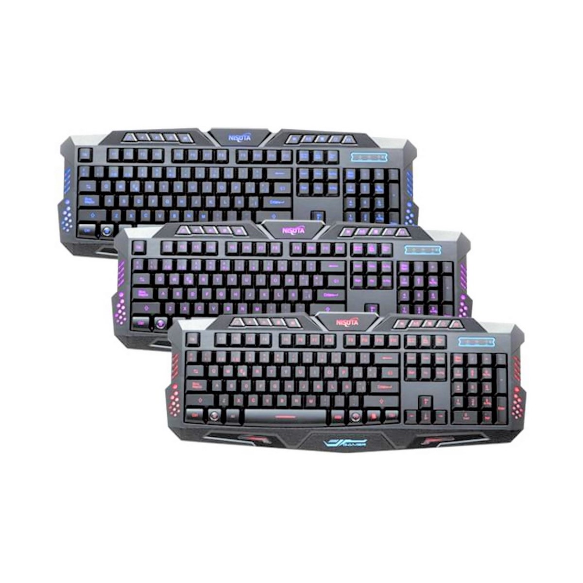 Teclado Gamer Retroiluminado Ns-Kb25l Nisuta