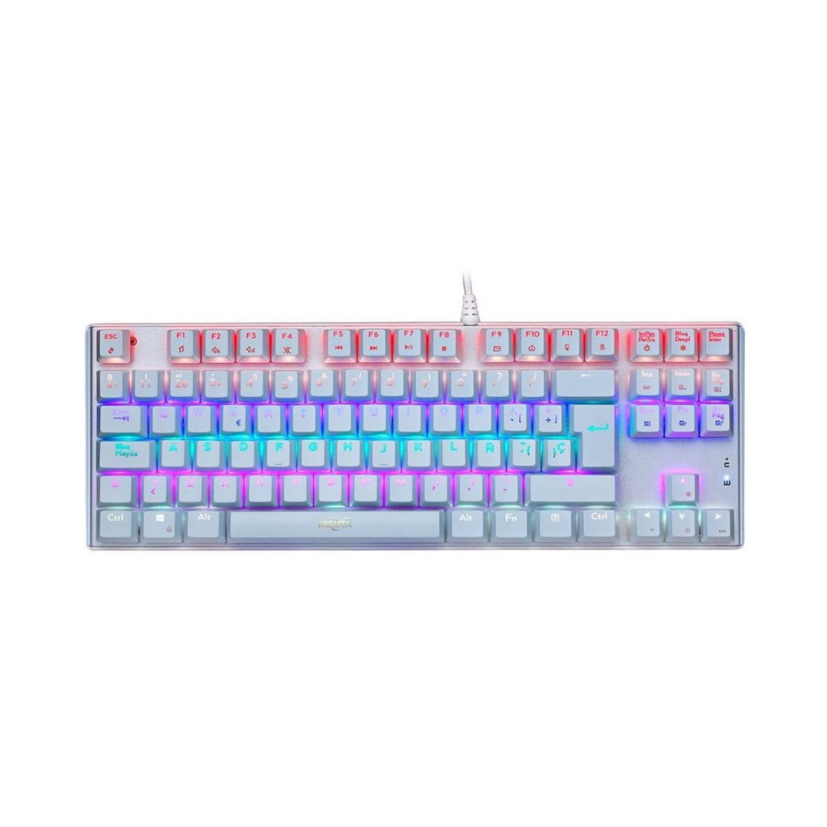 Teclado Mecanico Gamer RGB Ns-kbgz88w Nisuta