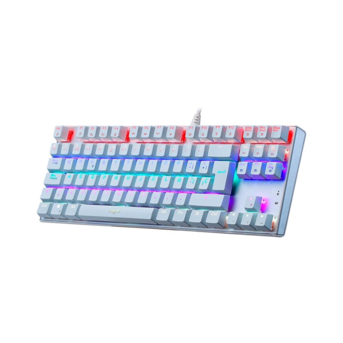 Teclado Mecanico Gamer RGB Ns-kbgz88w Nisuta