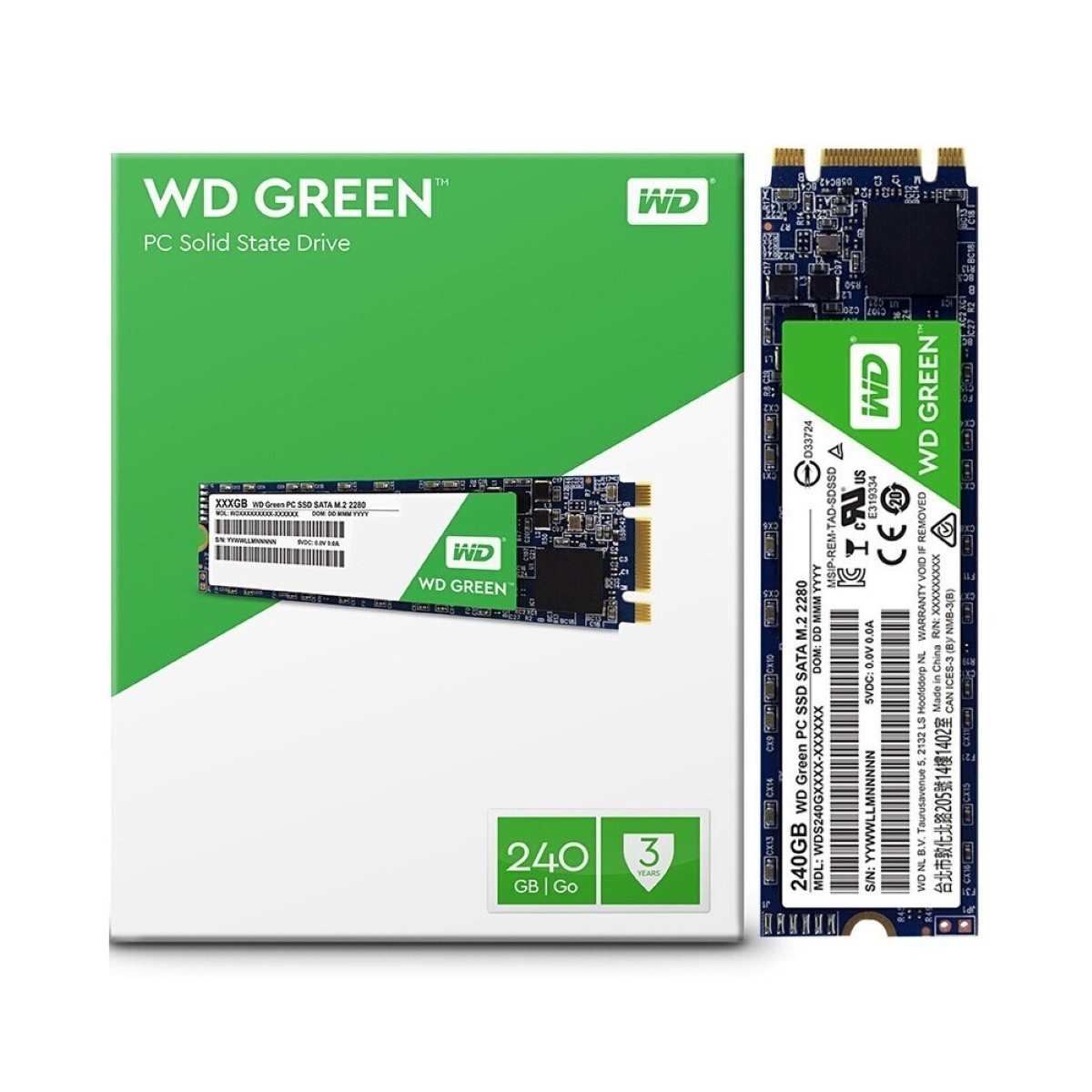 Disco Solido SSD M.2 Sata 240GB Green WD