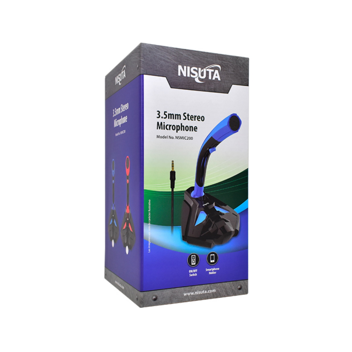 Microfono de Pie Celular/PC Ns-Mic200 Nisuta