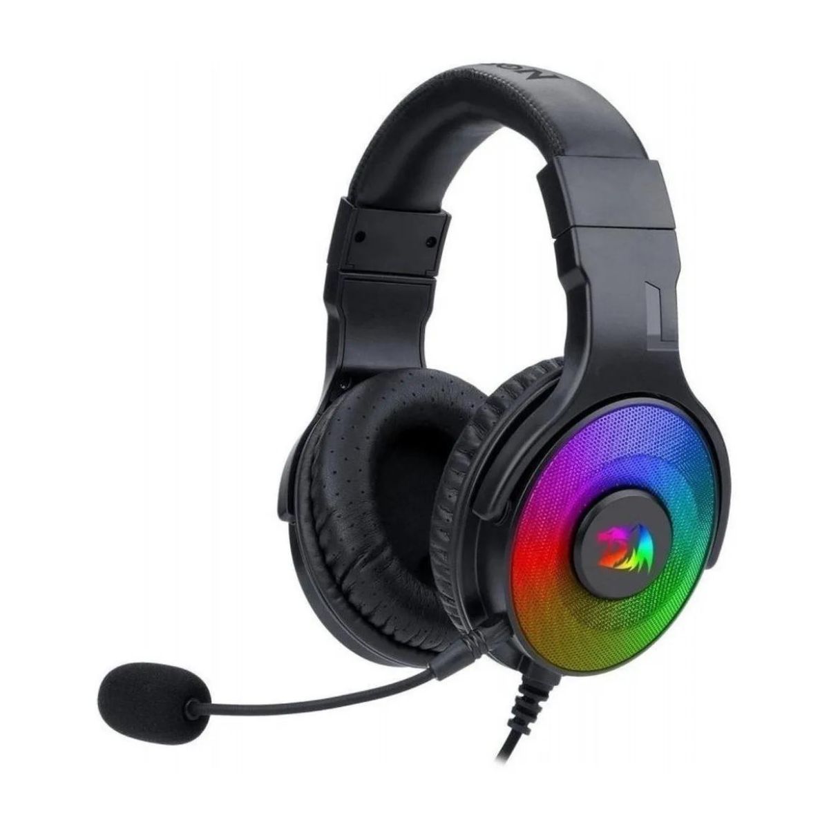 Auriculares Gamer Cable Vincha H350 Pandora 7.1 RGB Negro Redragon