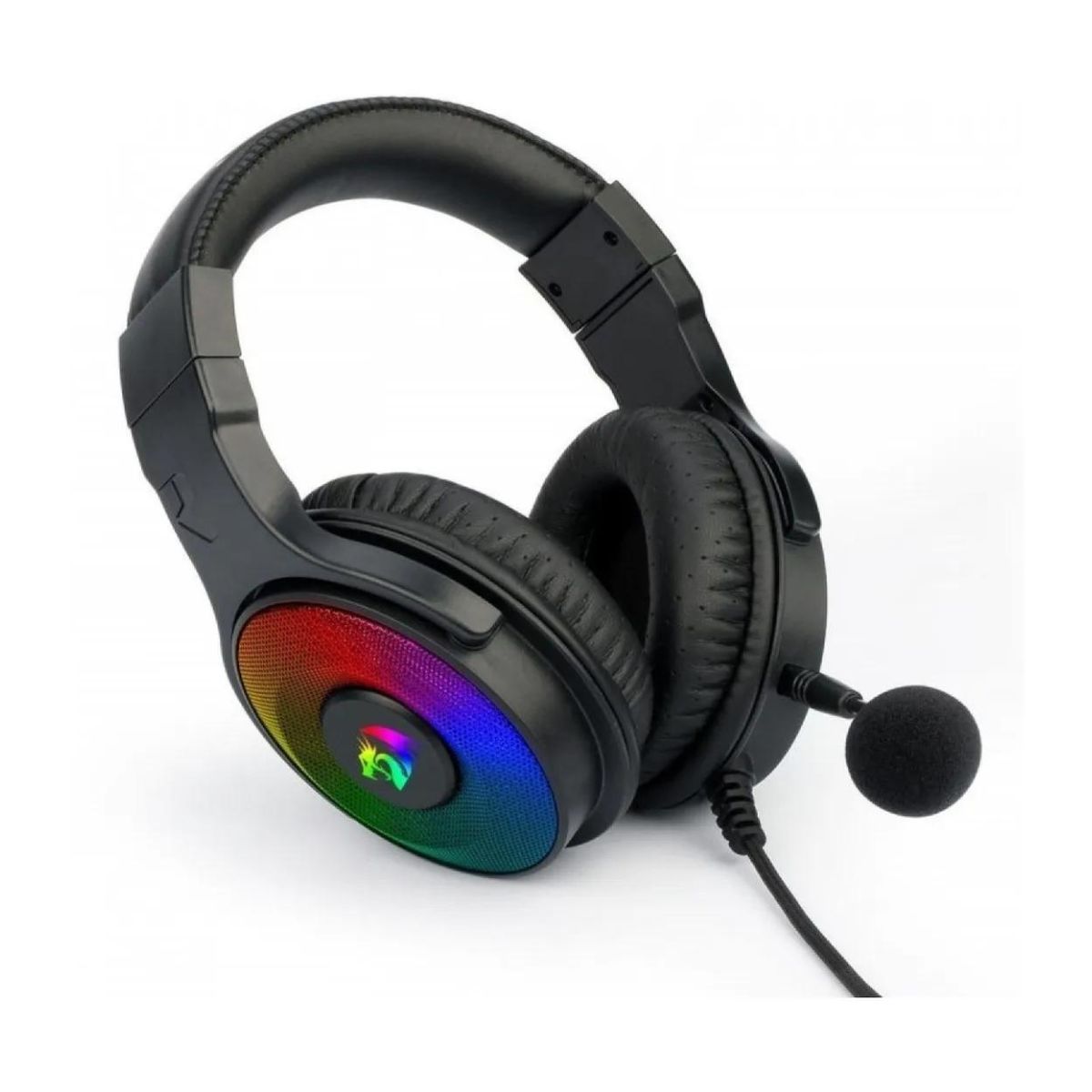 Auriculares Gamer Cable Vincha H350 Pandora 7.1 RGB Negro Redragon