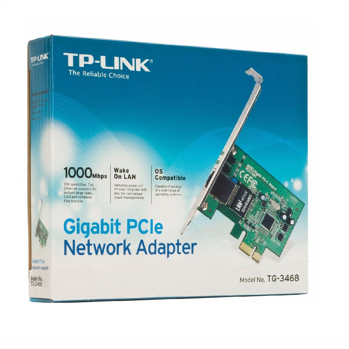Placa De Red  Ethernet Gigabit Pcie Tg-3468 Tp-link