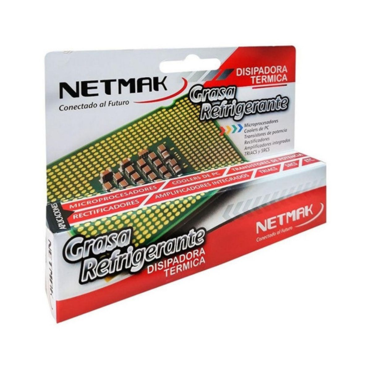 Grasa Siliconada / Pasta Termica Jeringa Blanca a 5cc Netmak