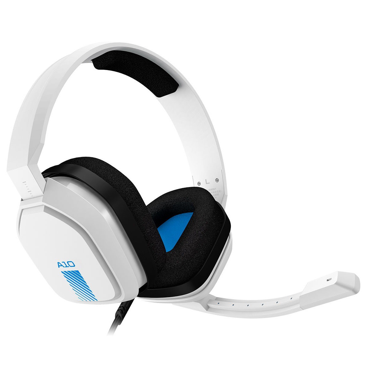 Auriculares Gamer Cable Vincha A10 Xbox/PC/PlayStation - Blanco y Azul Logitech