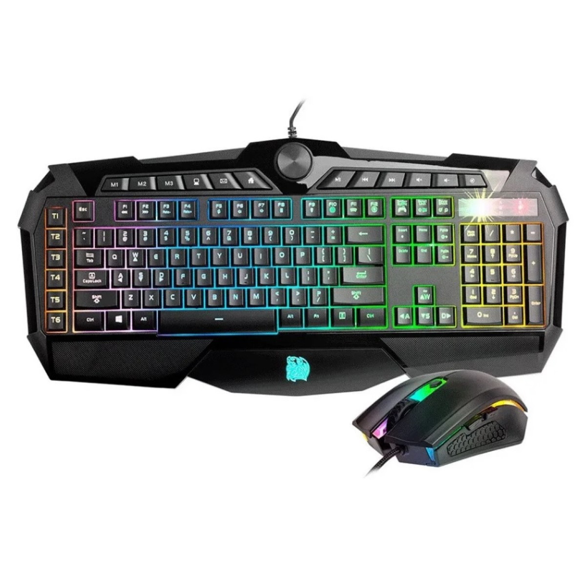 Kit Teclado Mouse Gamer Challenger Thermaltake