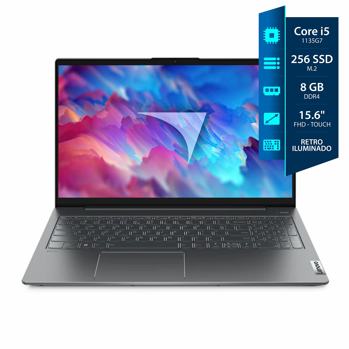 Notebook Lenovo IdeaPad 5 I5 1135G7 8GB 256SSD 15.6