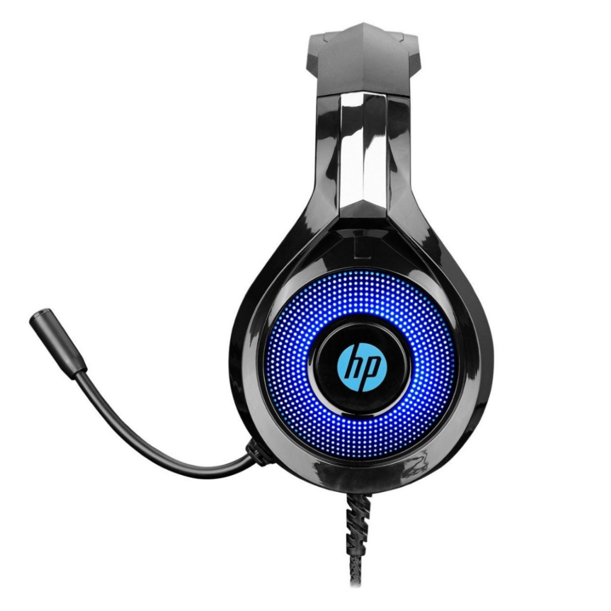 Auriculares Gamer Cable Vincha DHE-8010 Negro y Azul HP