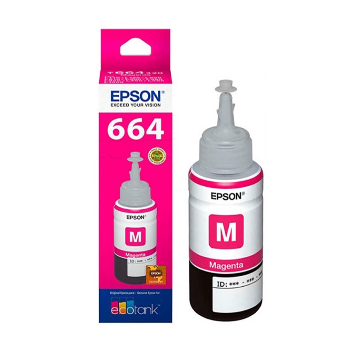 Tinta Epson L200 664 Ecotank Magenta Original