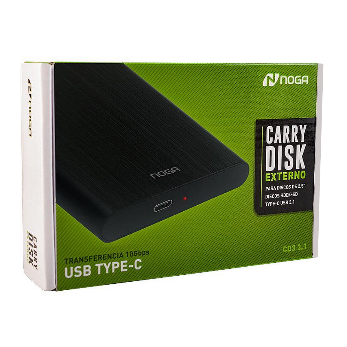 Carry Disk 2.5 USB C 3.1 Sata Noga