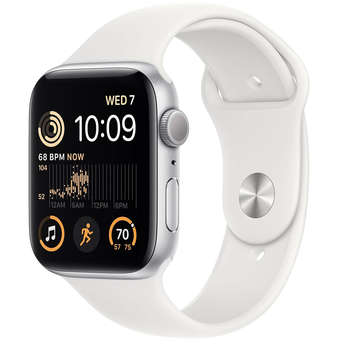 Smartwatch Apple Watch SE Silver Aluminum y White Band 44MM M L