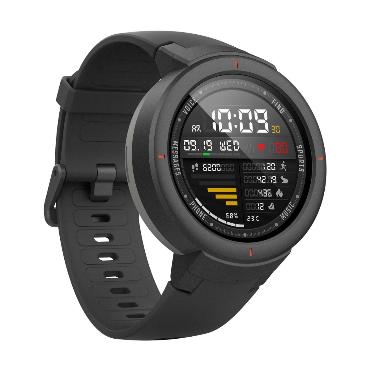 SmartWatch Verge Negro Amazfit Lang Tecnologia