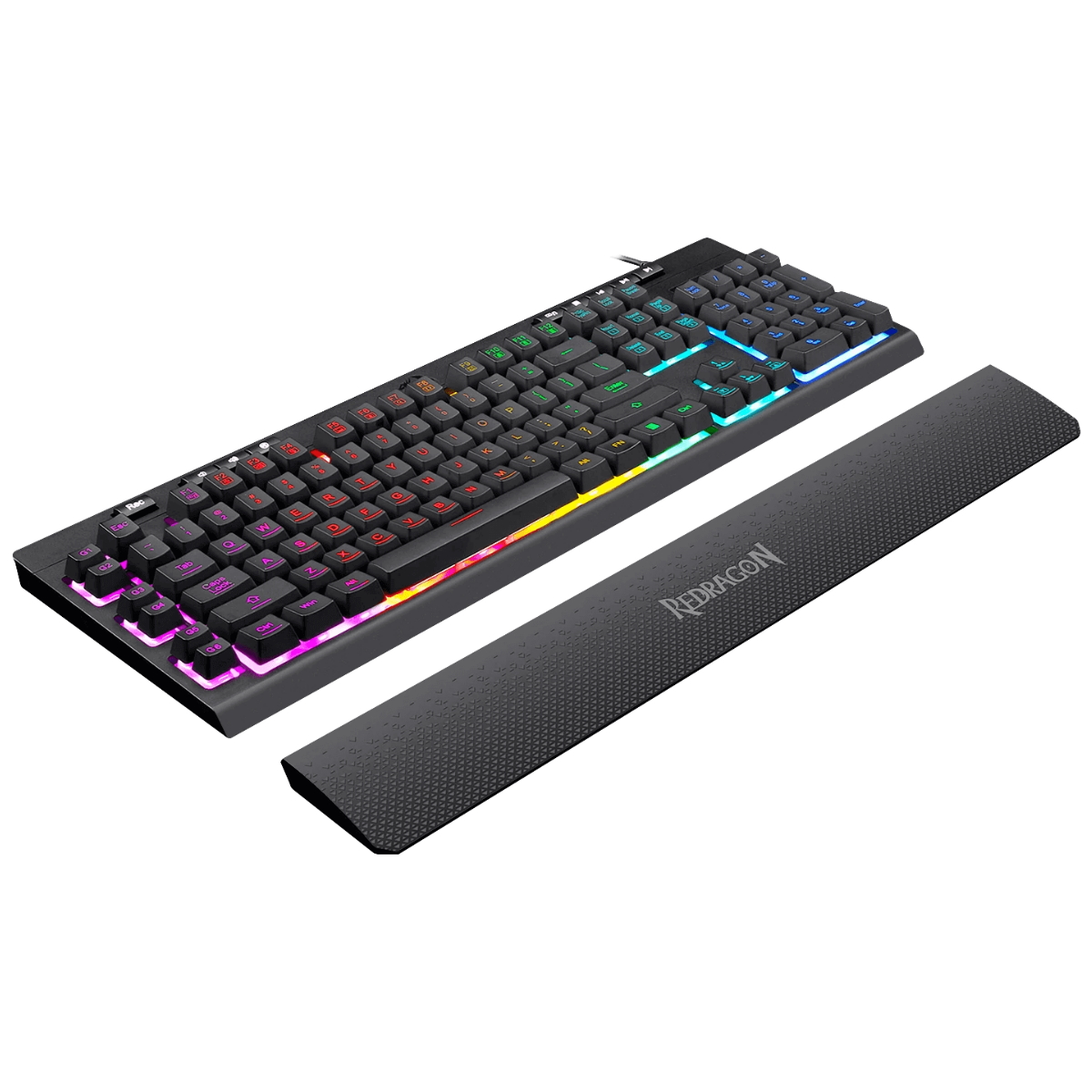 Teclado Gamer RGB Shiva Negro Redragon