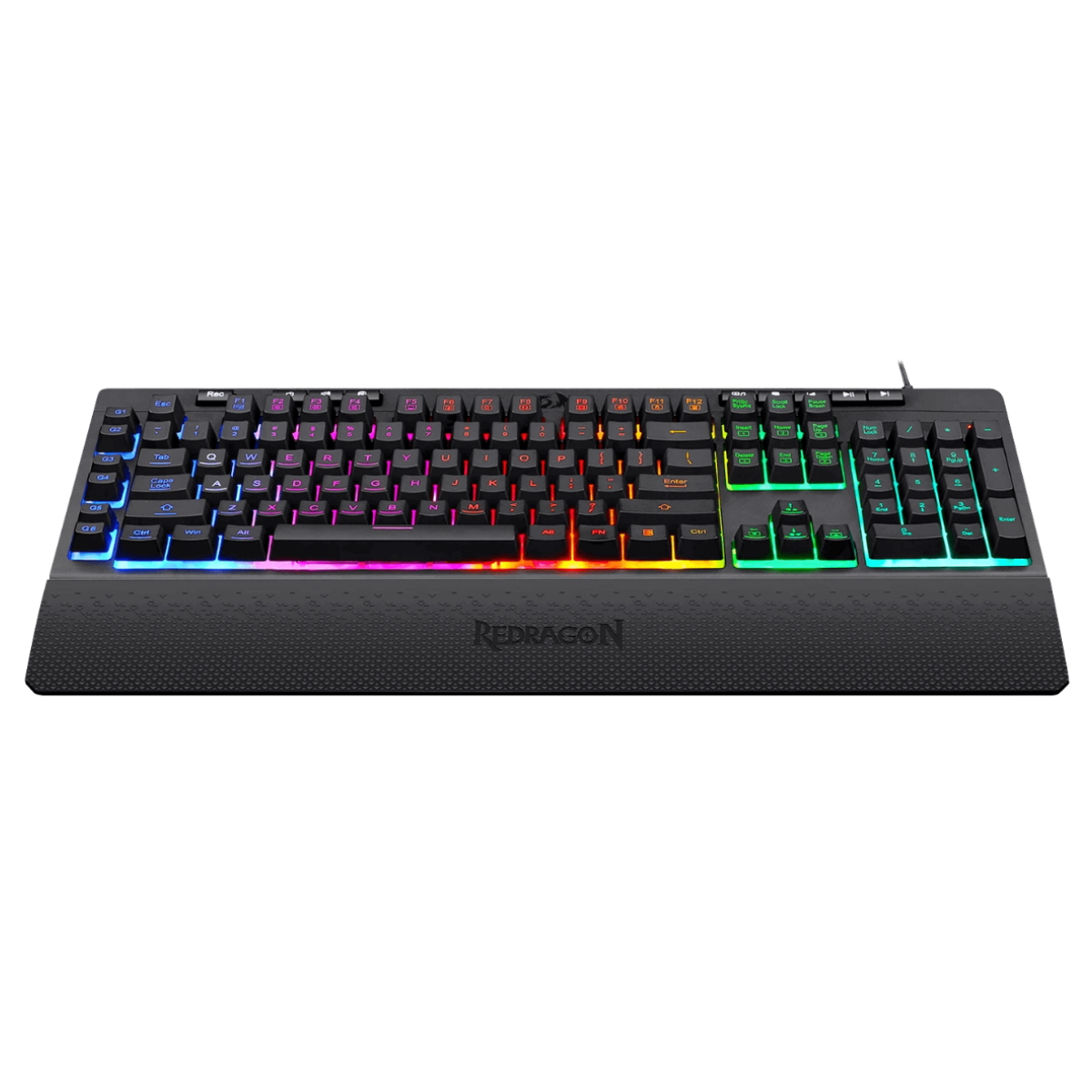 Teclado Gamer RGB Shiva Negro Redragon