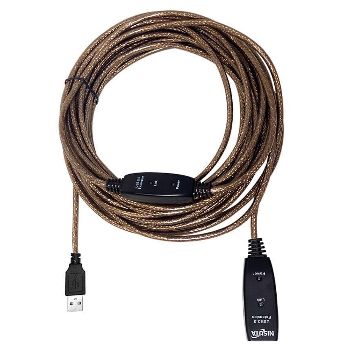 Cable Alargue USB 25m 2.0 Amplificado Nisuta