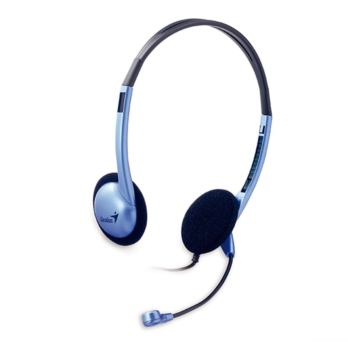 Auriculares Pc Cable Vincha Hs-02b Negro Genius