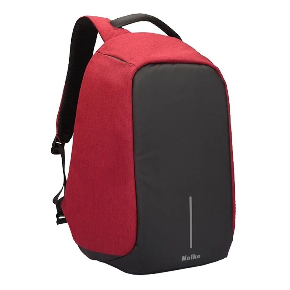 Mochila Notebook 15.6" Antirrobo KVM-245 Roja/Gris Kolke
