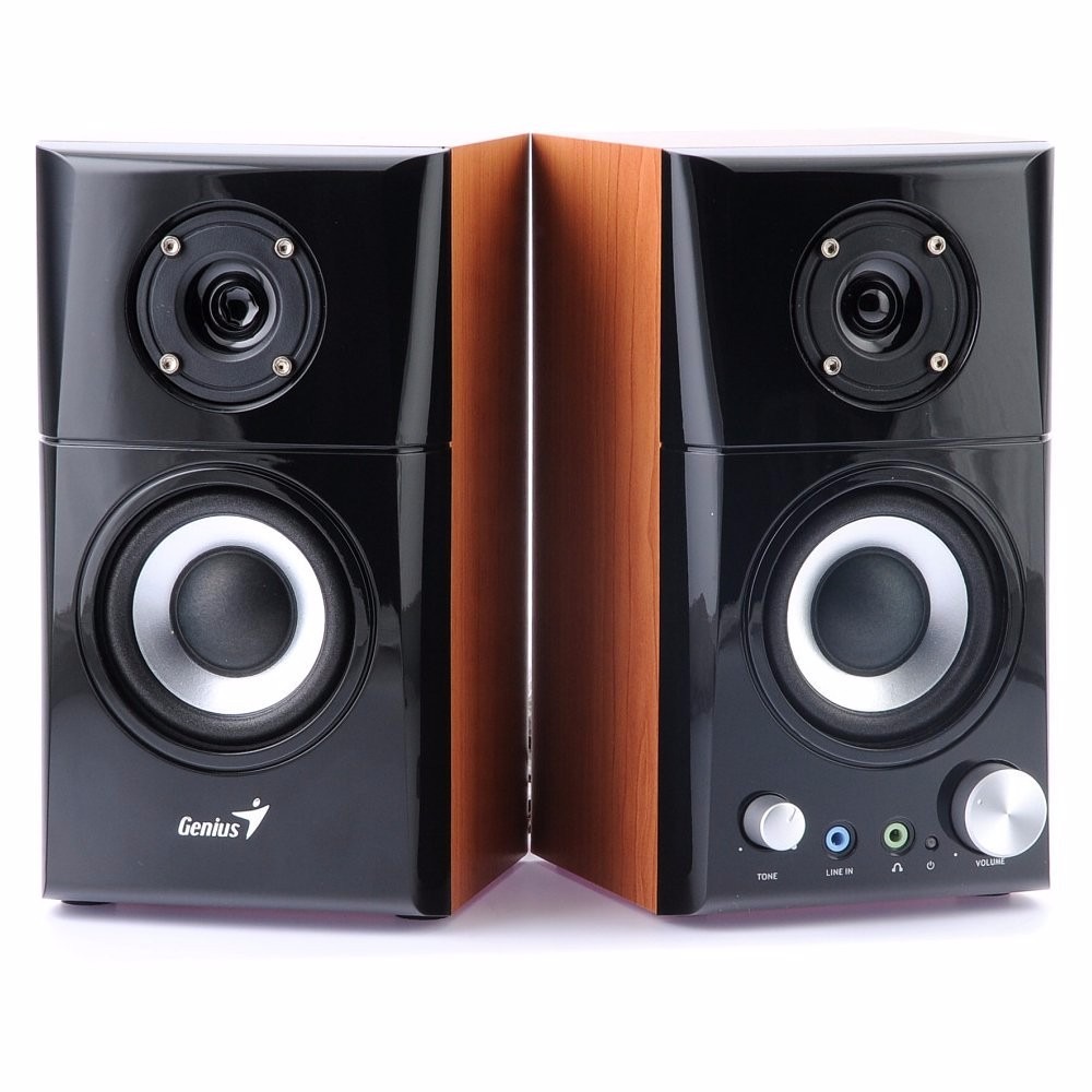 Parlantes Pc Sp-hf500a 16w Madera Genius